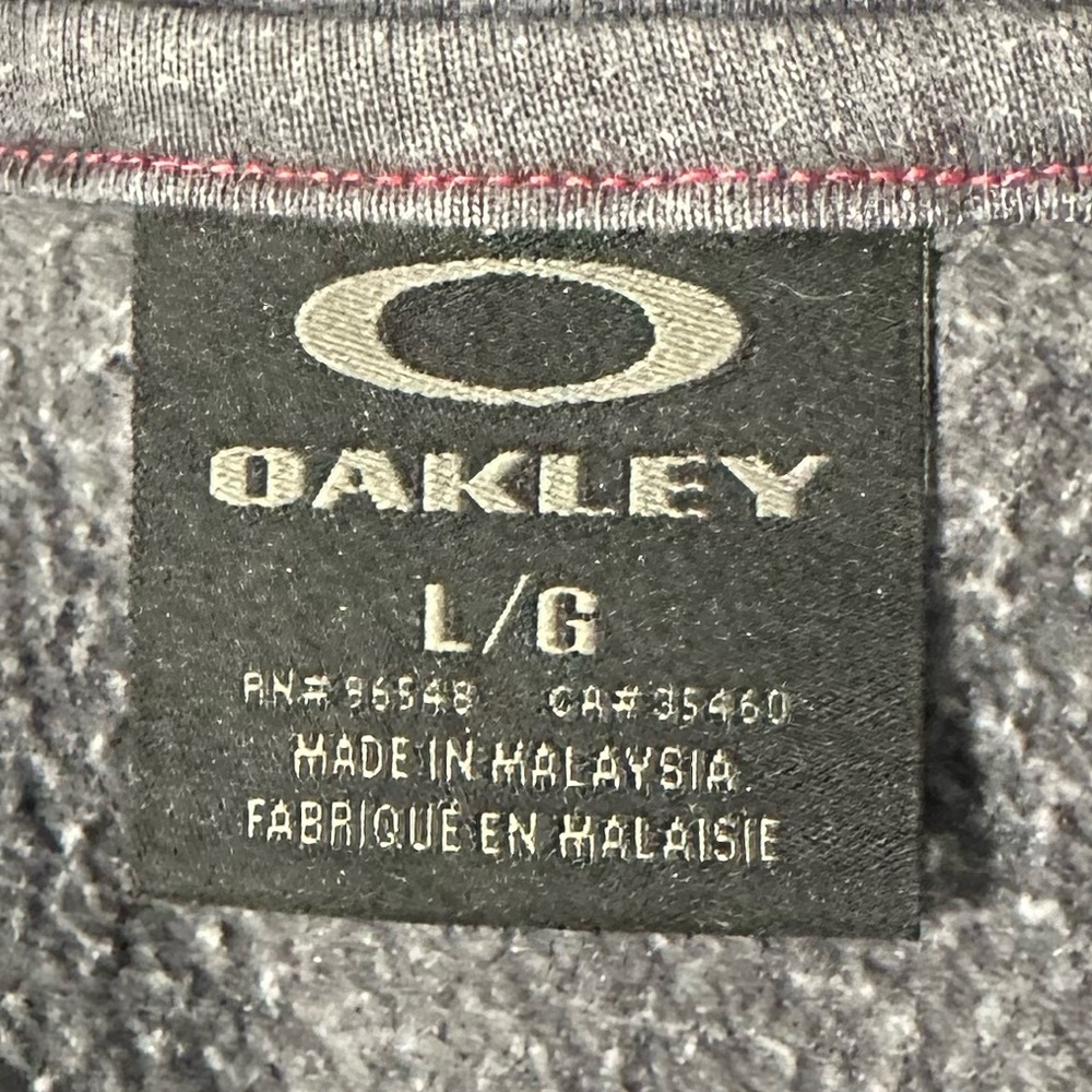 Classic men’s *OAKLEY* soft athletic style pullover soft hoodie sweatshirt - L - Picture 2 of 2